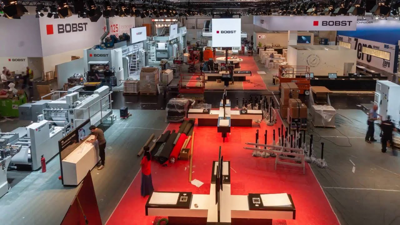 Time Lapse - Booth at drupa 2016