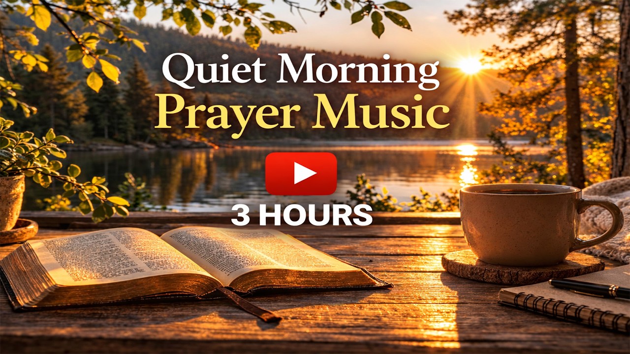 3 Hour Quiet Morning Prayer Music | Worship Instrumental with Nature Forest Sounds
