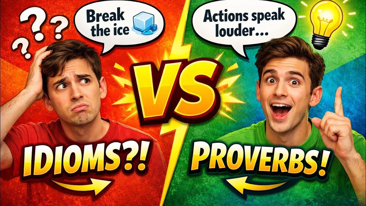 English idioms and proverbs. 