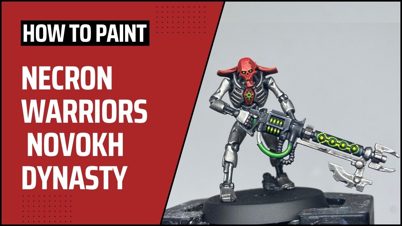 Как рисовать: воины-некроны династии Новох (журнал Warhammer Imperium)