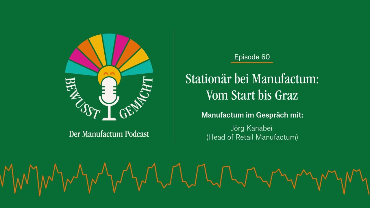 Episode 60. Stationär bei Manufactum: Vom Start bis Graz