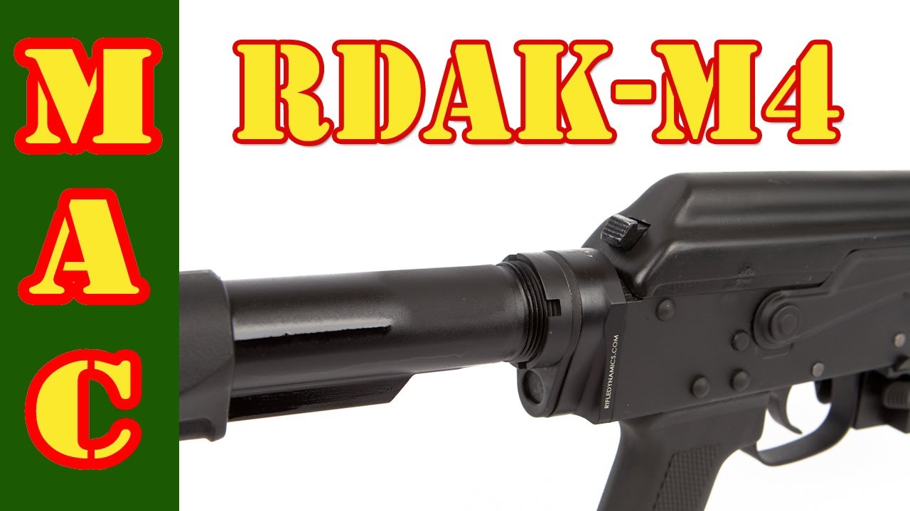 Rifle Dynamics RDAK-M-4 adapter demonstrated by a professional for educational purposes.