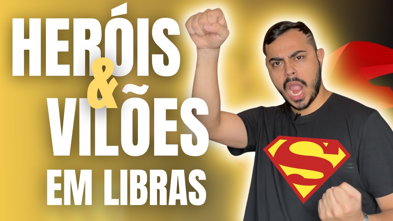 SINAIS DE HERÓIS E VILÕES EM LIBRAS | Aprenda o sinal de TODOS os Super heróis em Libras