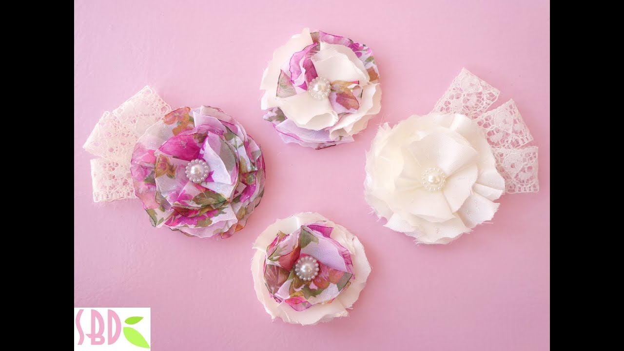 Come fare dei Fiori di Stoffa - Fabric Flowers