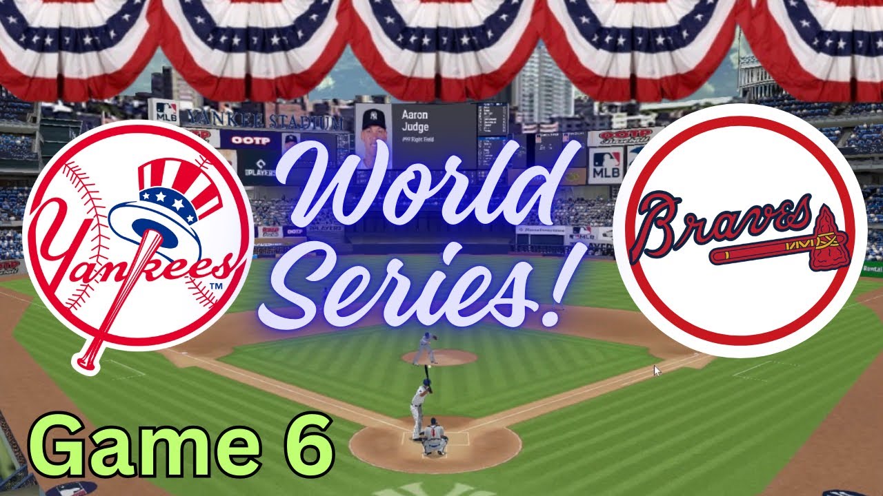 Игра 6 — «Янки» против «Брейвз», решающая битва за мировую серию! 🏆 | OOTP Baseball PC