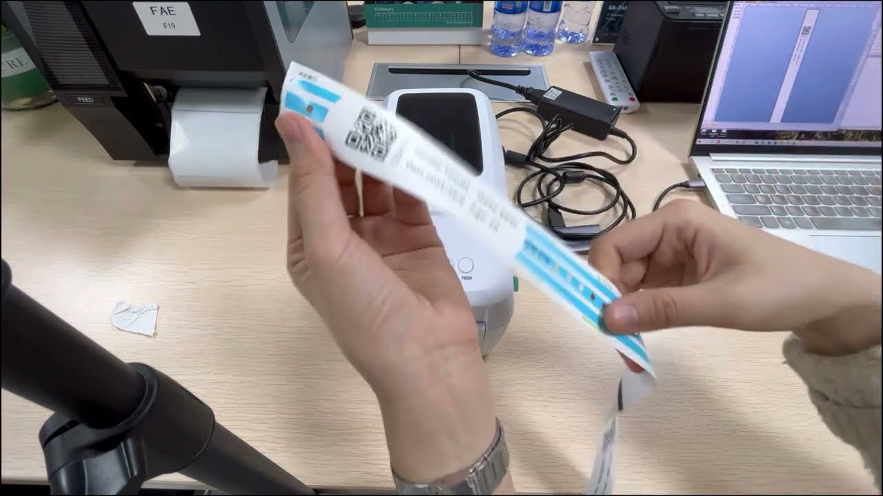 HOW-TO : Gainscha Wristband Printer GS-2208D Direct thermal printer 2 inch