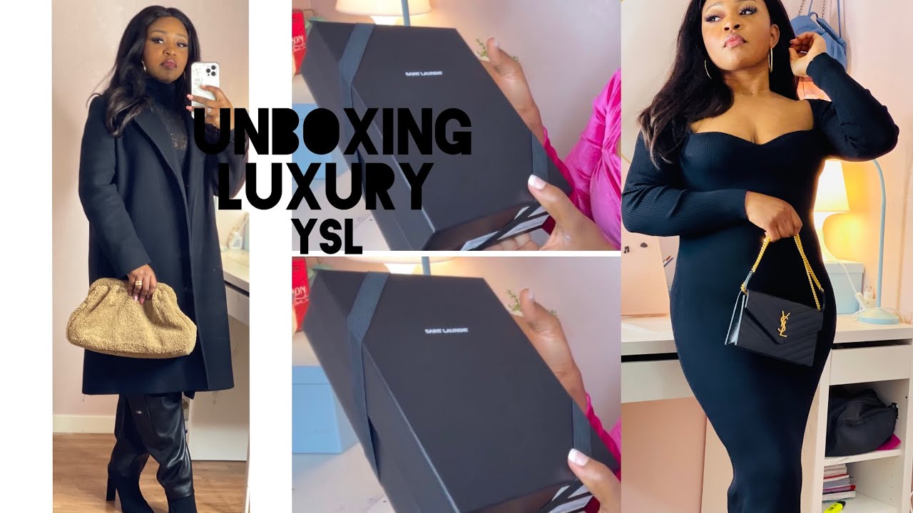 LUXURY UNBOXING YSL // MON AVIS SUR LA PETITE PORTEFEUILLE CHAIN WALLET de SAINT LAURENT + MANGO