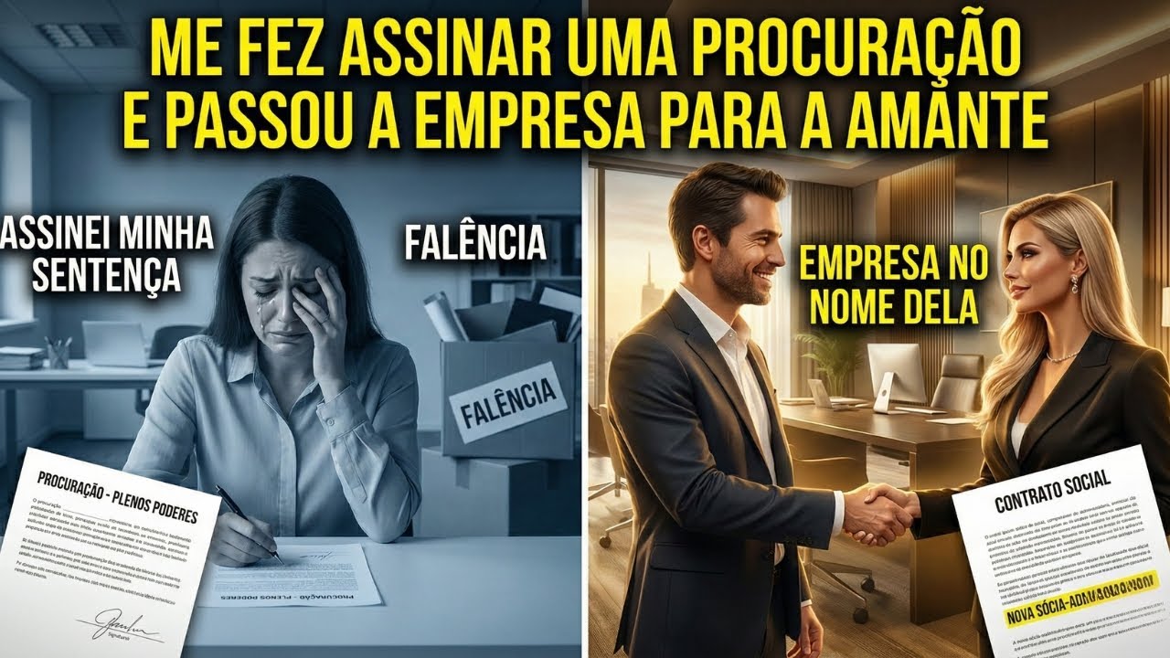Me Fez Assinar uma Procuração e Passou a Empresa para o Nome Dela