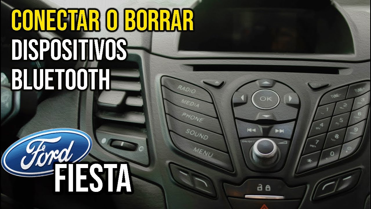Conectar y borrar dispositivos bluetooth estereo FORD SYNC