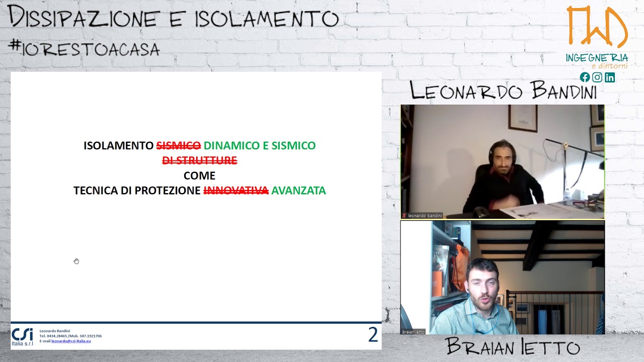 Isolamento e dissipazione