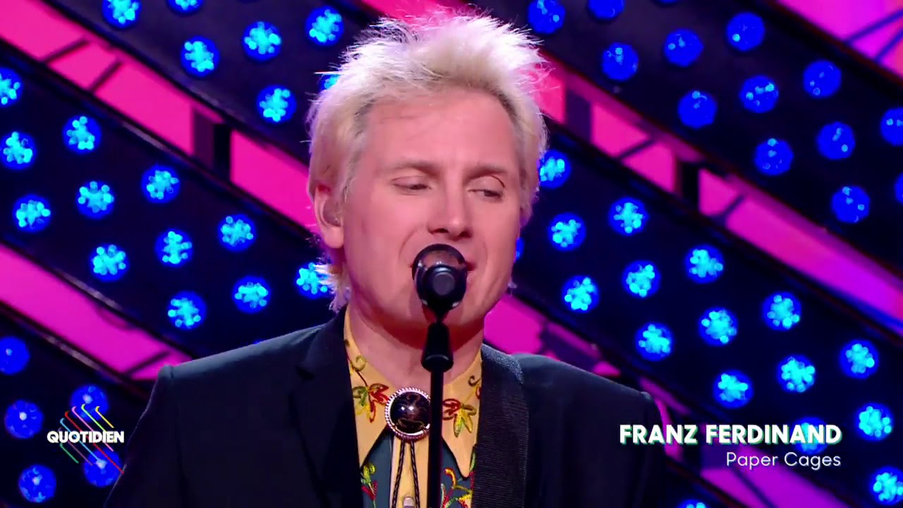 Franz Ferdinand - Paper Cages en live dans Quotidien