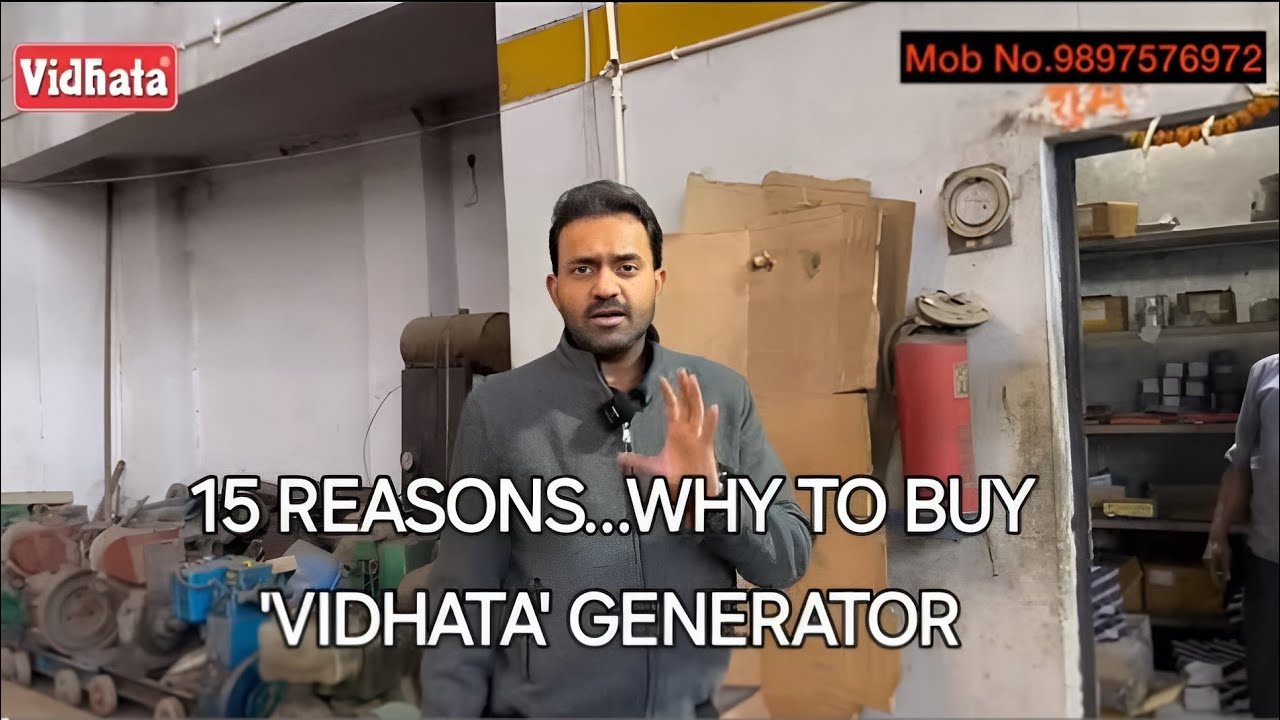 'VIDHATA' 10KVA (H.D MODEL - GENERATOR NO. 1) | 9897576972 | #generator #reels #viralvideo #viral