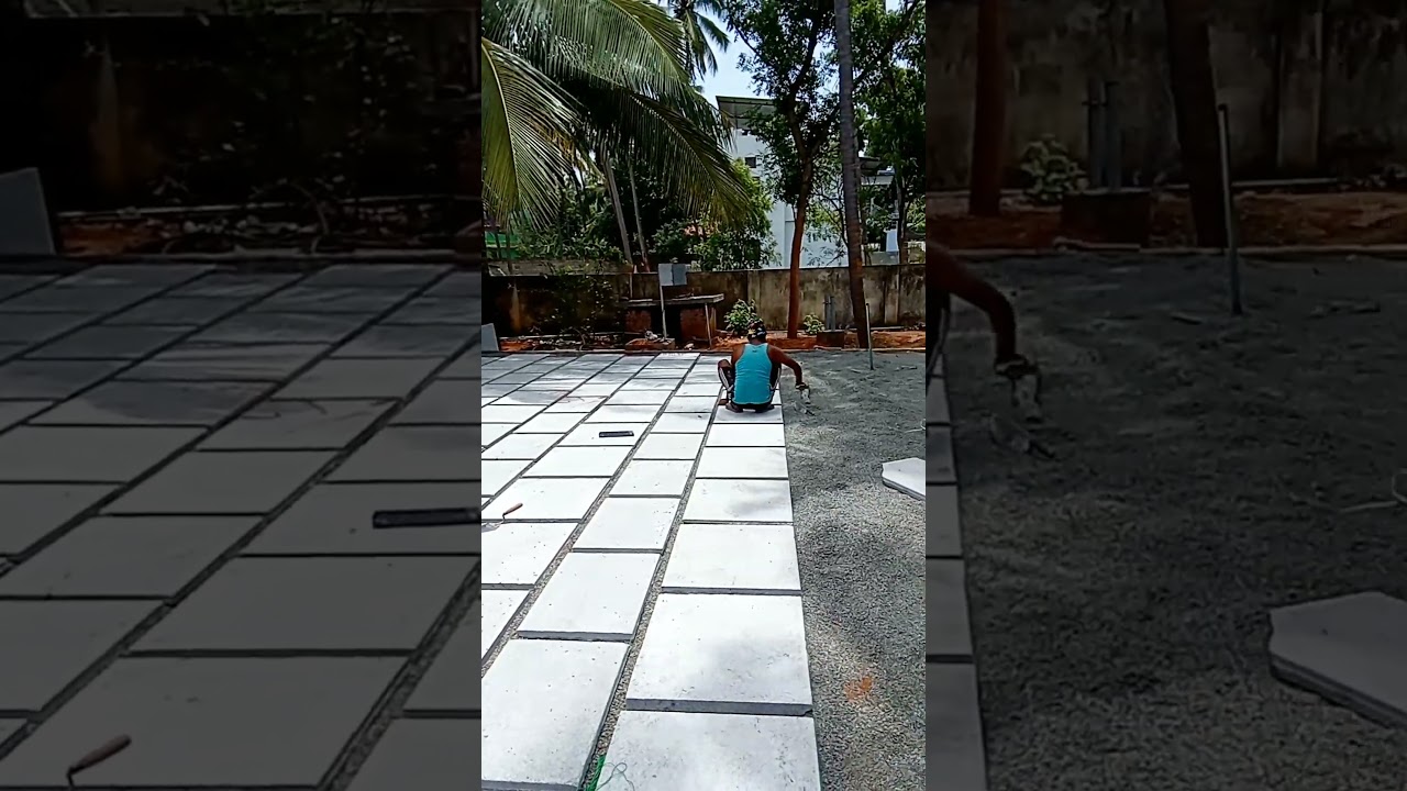Paving Stone Laying #landscaping #naturalstone #architecture