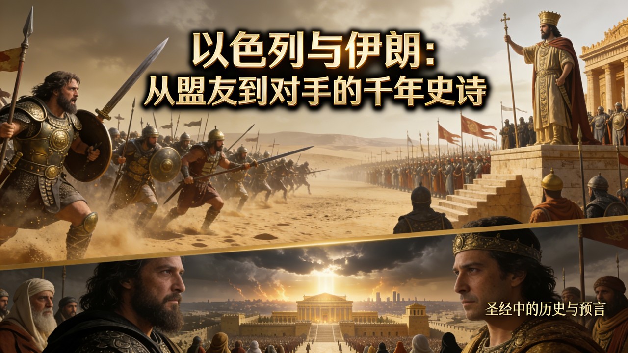 聖經預言中的以色列與伊朗關係大反轉！從黃金盟友到末世大戰 #以色列 #伊朗 #聖經預言 #末世大戰 #波斯帝國 #以西結書 #聖經歷史