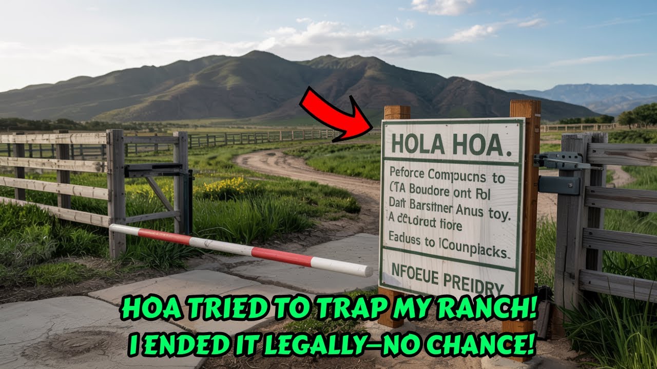 HOA Walled Off My Ranch to Intimidate Me — Didn’t Know I'm a Judge Who Could Shut Them Down Legally