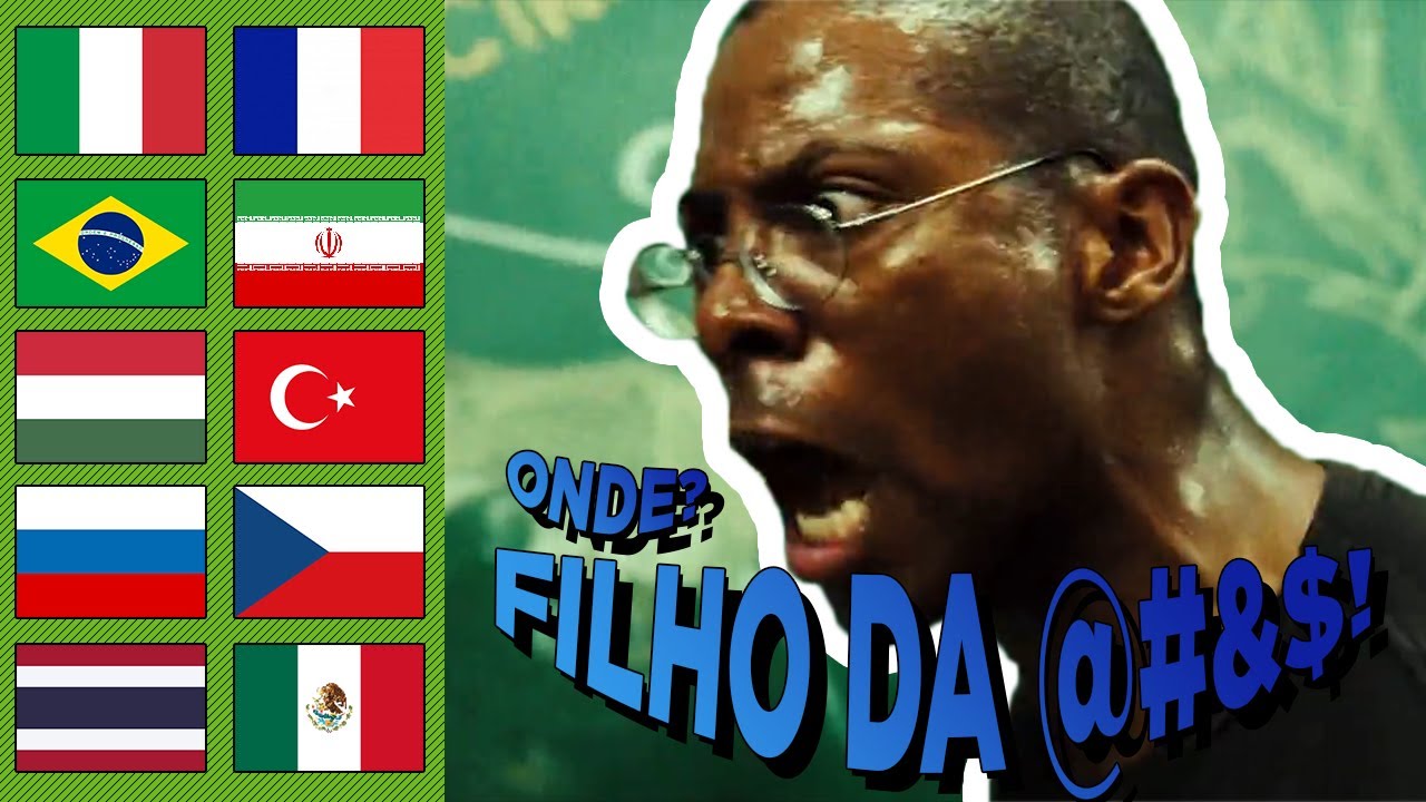MATHIAS VS MACONHEIRO EM VÁRIOS IDIOMAS - TROPA DE ELITE