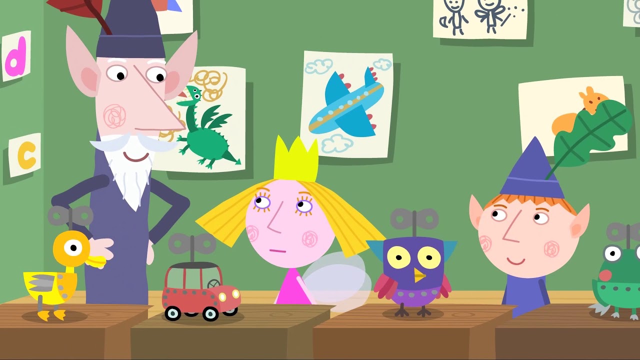Ben e Holly em Português - Saudade da Escola  - Compilação -   Desenhos Animados para Crianças