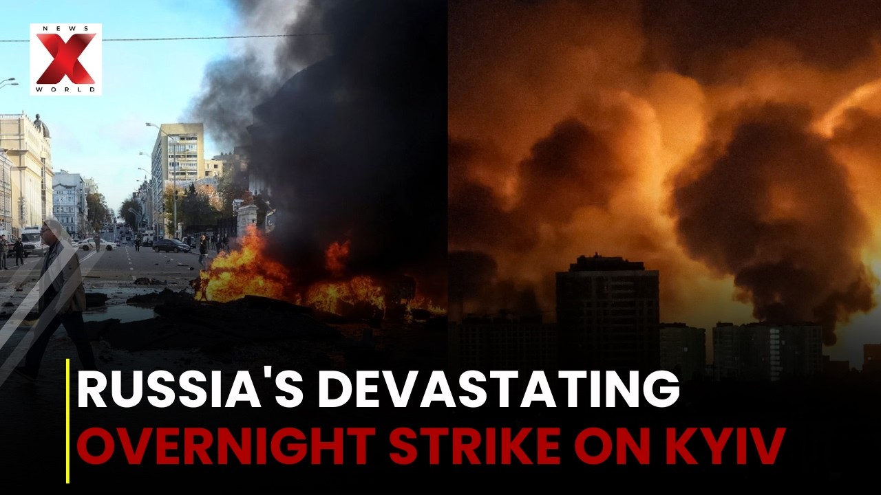 4 Dead, 15 Wounded: Russia's Overnight Missile & Drone Barrage Hammers Kyiv Region | NewsX World