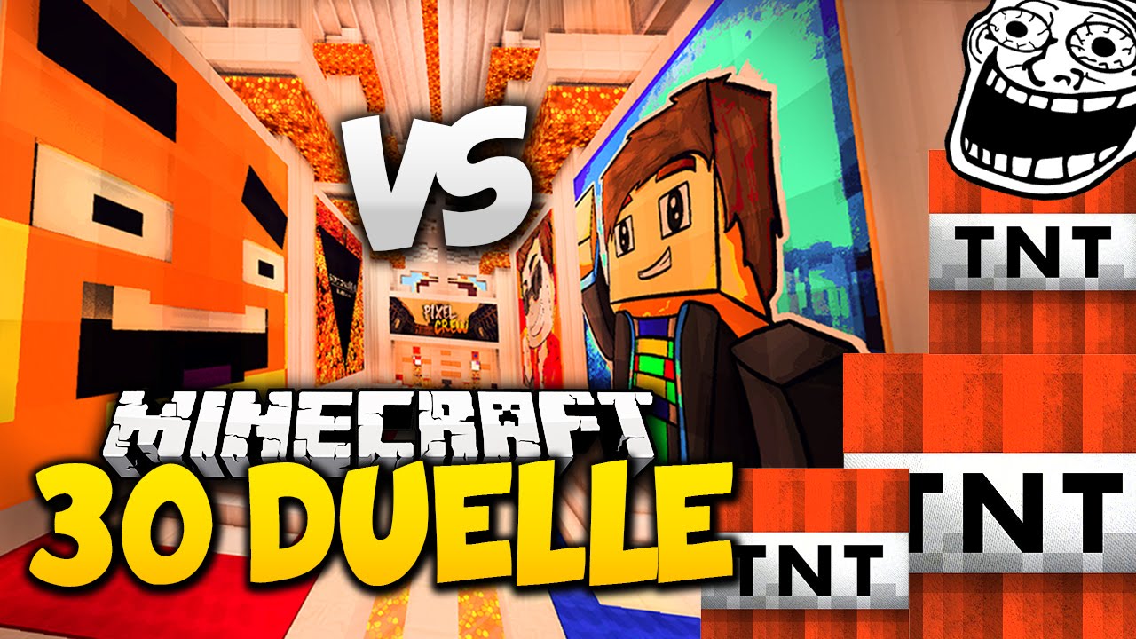 Team PALUFFEL VS GOMFREAK! - Minecraft 30 DUELLE #1 [Battle]