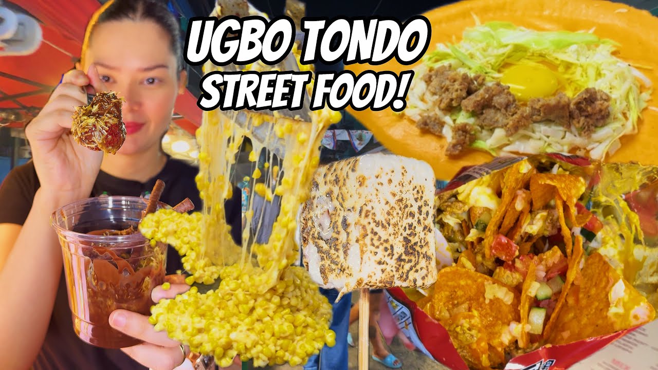 Ugbo Tondo FILIPINO Street Food Tour! Mga Nag Viral na Pagkain andito lahat!! | NAOMI PEÑA