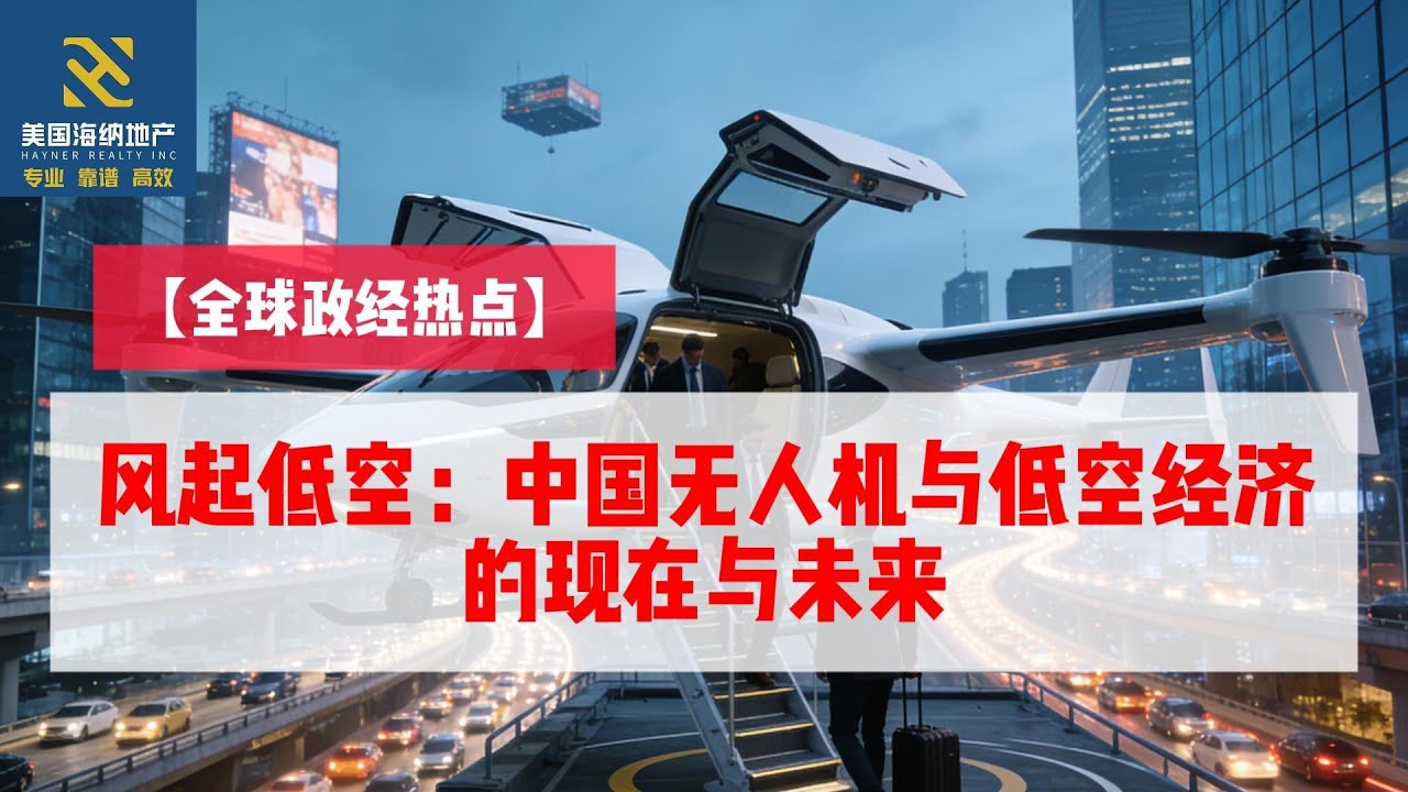 【全球政经热点】风起低空：中国无人机与低空经济的现在与未来
