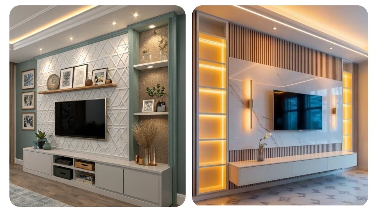Top 10 Stylish TV Wall Unit Ideas | Living Room Decor
