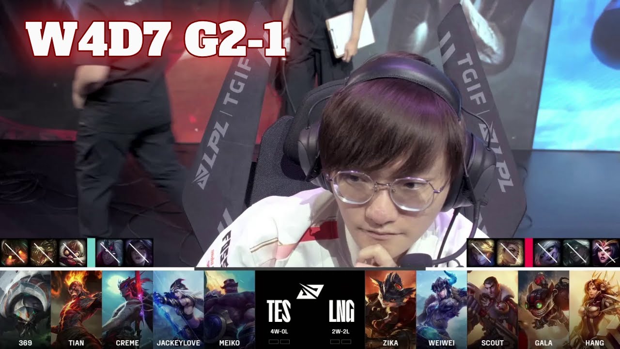 TES vs LNG - Game 1 | Week 4 Day 7 LPL Summer 2024 | Top Esports vs LNG Gaming G1