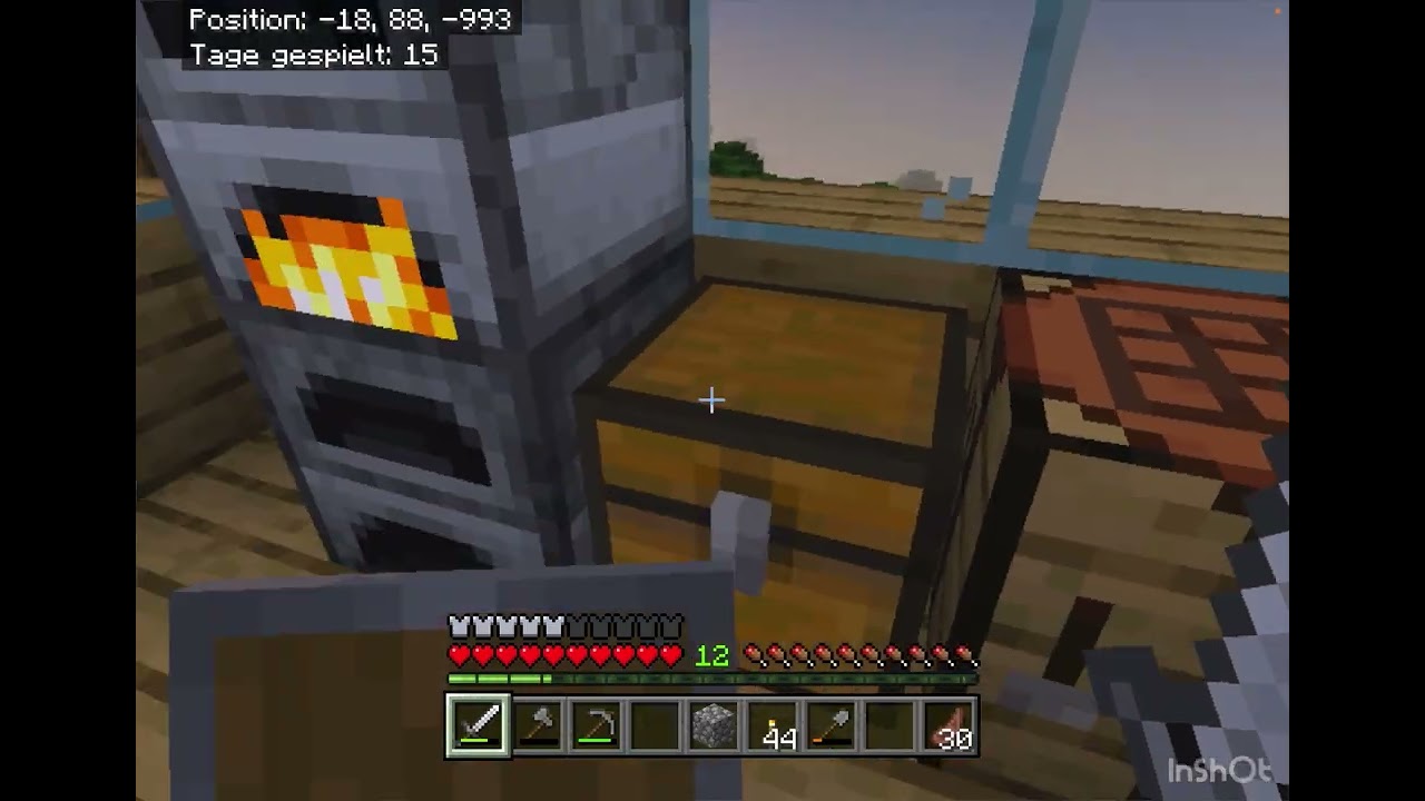 Minecraft Folge 12 (ich repariere die Insel und werde Full Eisen,