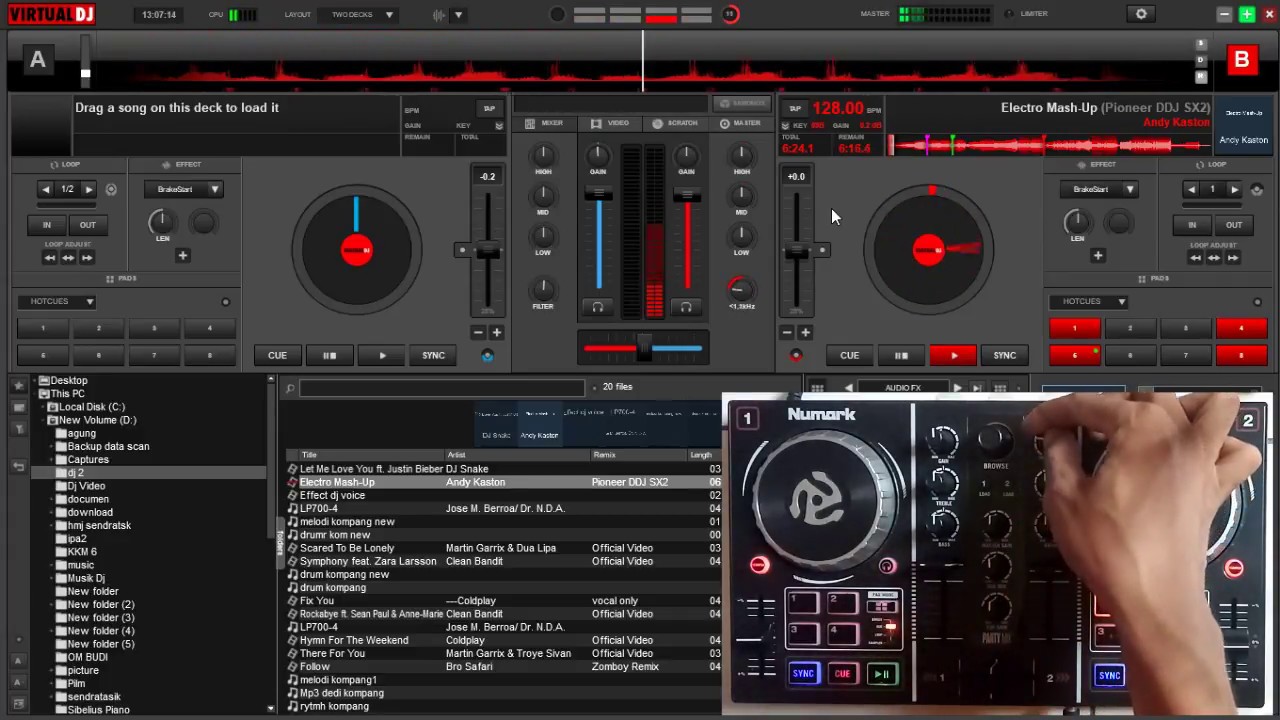 Tutorial Numark Party Mix Setting virtual Dj Gain be filter