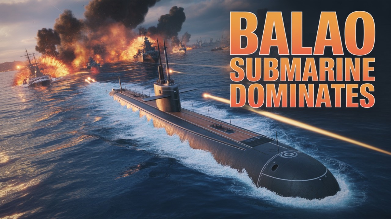 Подводная лодка «Балао» доминирует в World of Warships благодаря БЕЗУМНЫМ торпедам