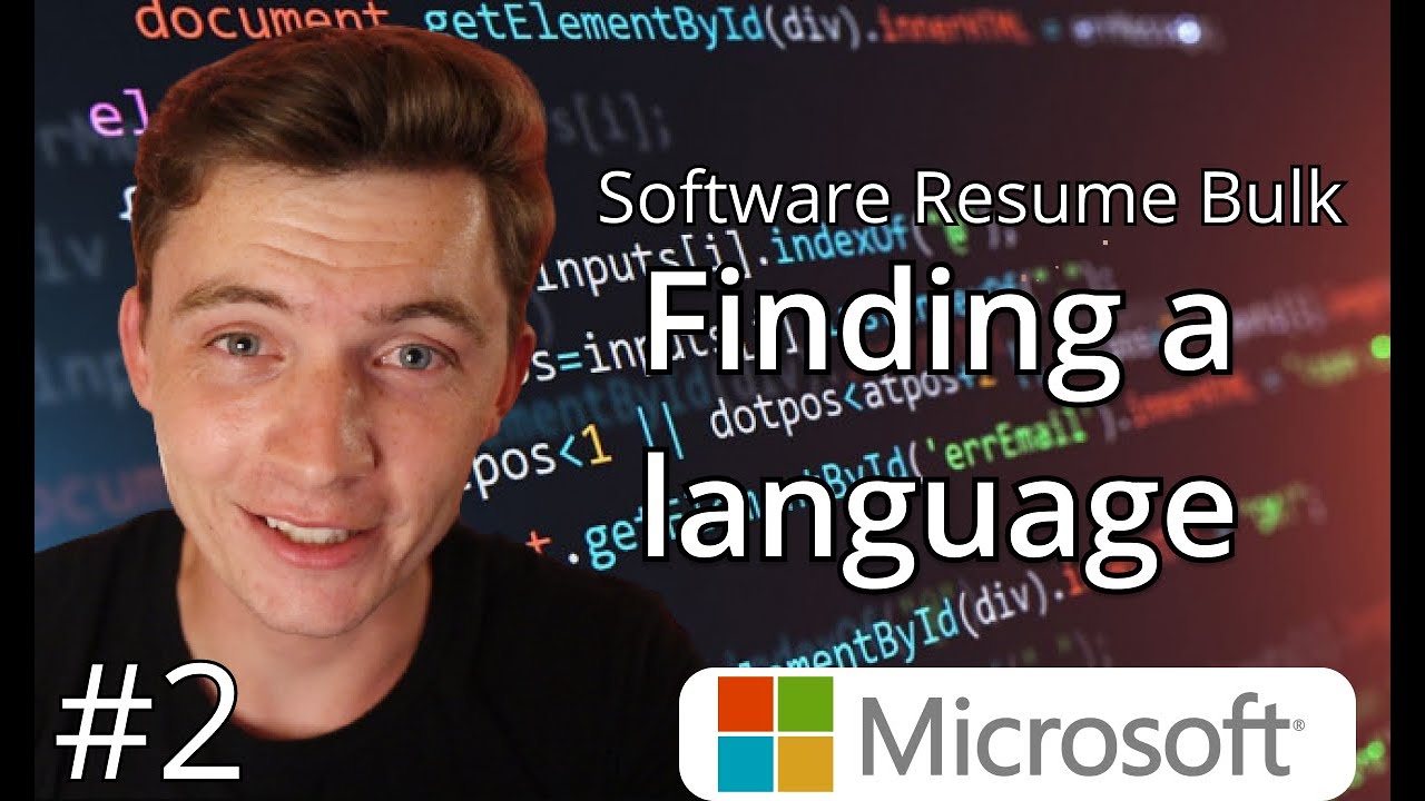 How To Pick Your Specialization As a Software Engineer - 6 Week Resume Bulk (/w Microsoft Engineer)