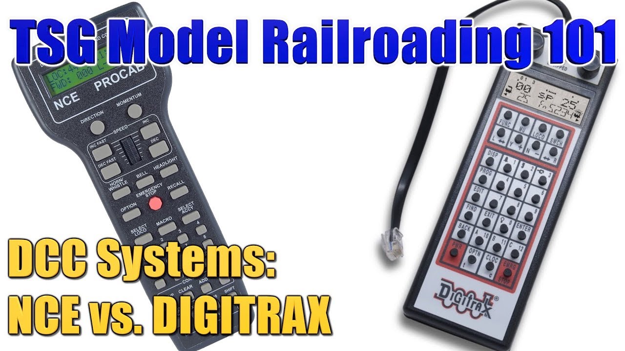 Model Railroading 101 NCE vs. Digitrax DCC Comparison For Beginners MR101