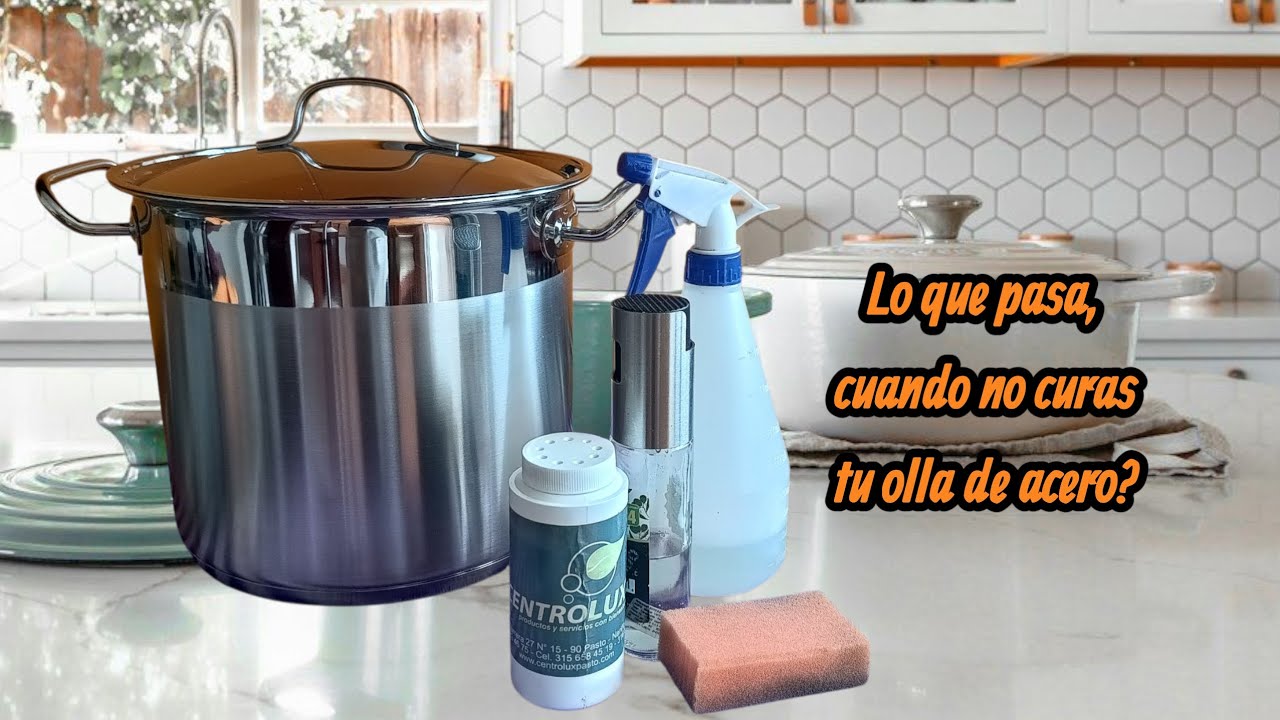 ERROR COMÚN ANTES DE USAR UNA OLLA  DE ACERO🫣