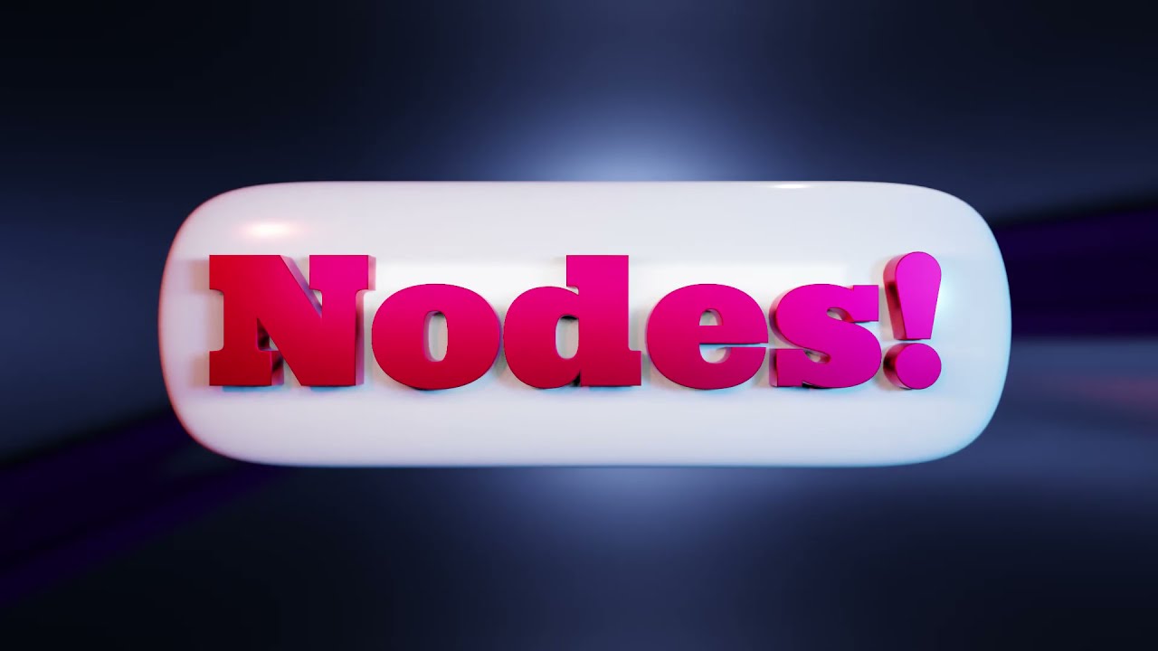 Text motion effect with geometry nodes in blender 2.93 (OVERVIEW)