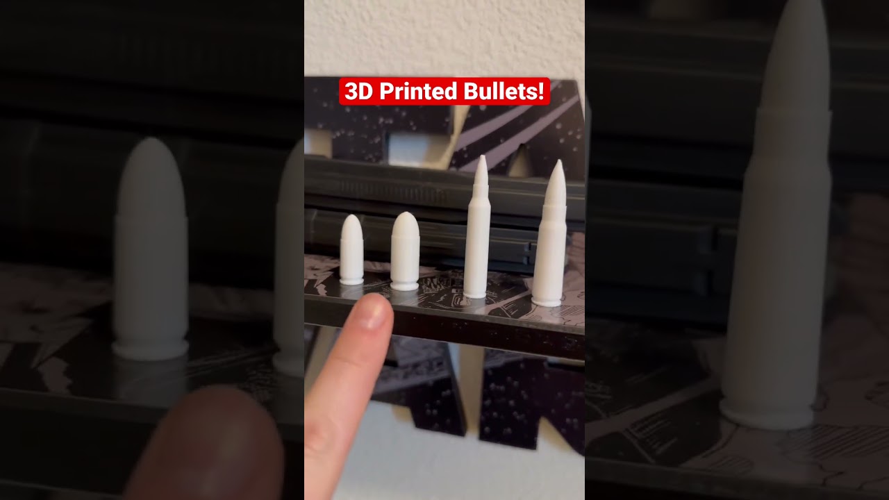 3D Printed Bullets?? #shorts