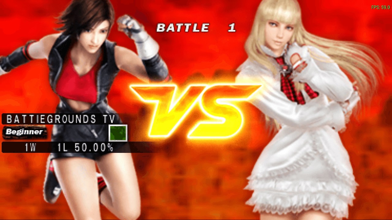 Asuka vs Lili (Hardest AI) - Tekken 5.