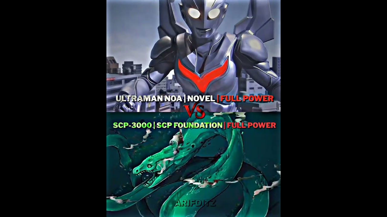 Ultraman Noa vs SCP 3000 | Battle #fyp #db #viral #shorts
