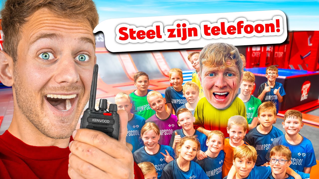 STIEKEM WERKEN IN MIJN TRAMPOLINE PARK...