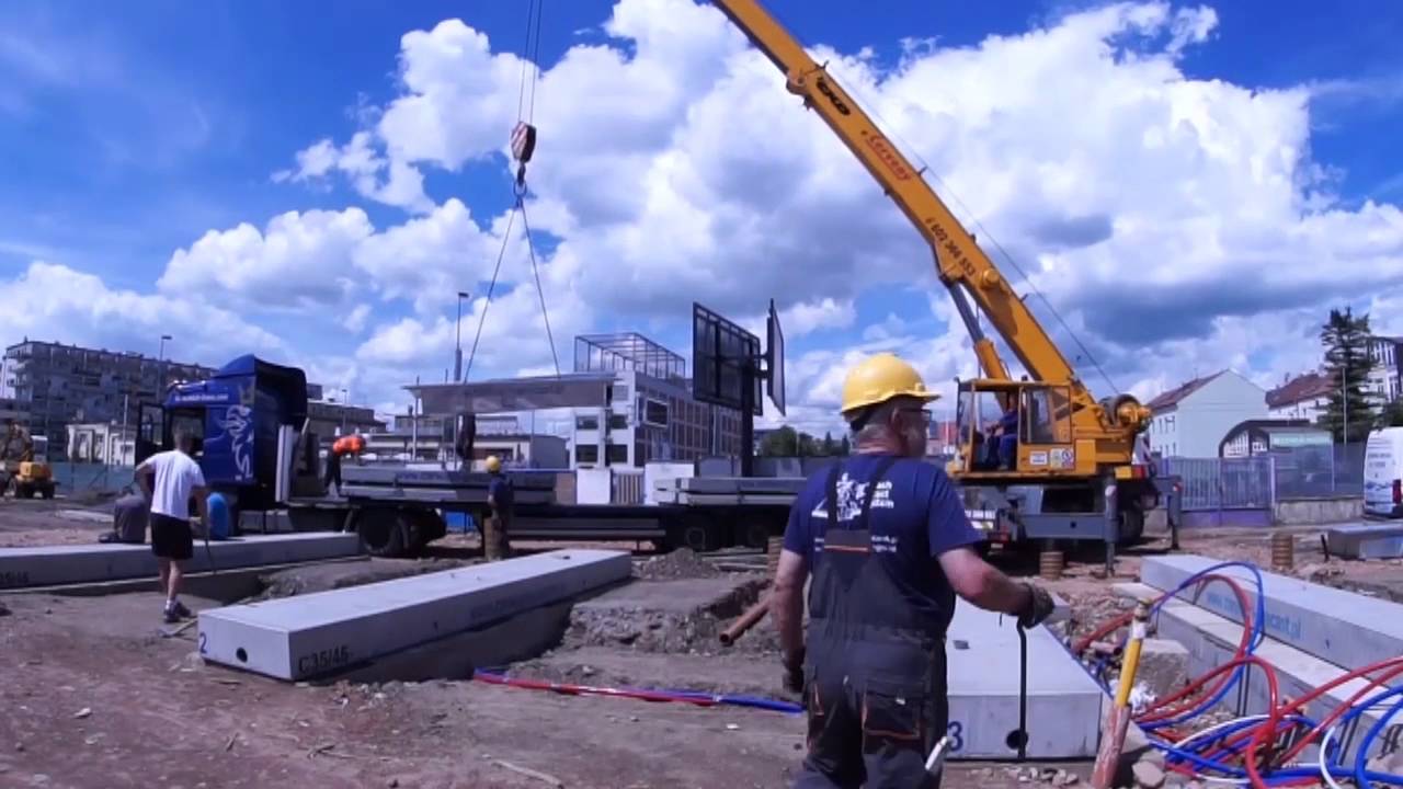 V&yacute;stavba myčky v jeden den &ndash; prefabrikovan&eacute; podlahy