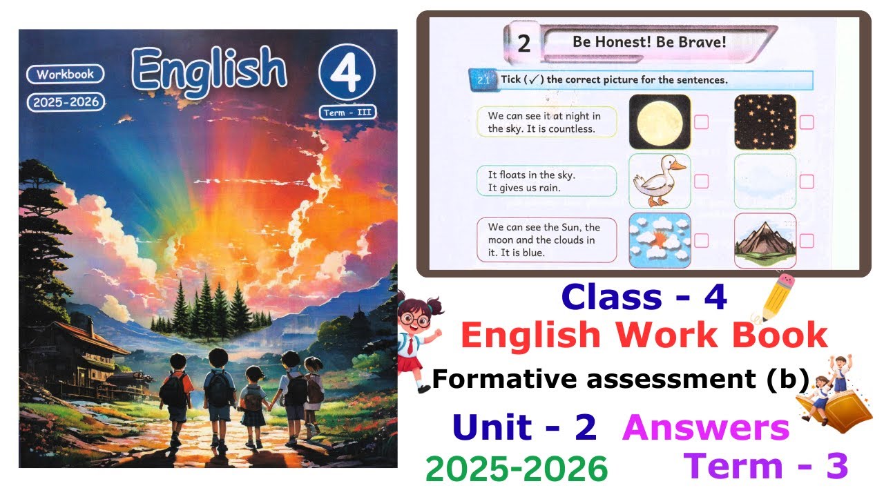 EE Class 4 English Workbook Term 3 Unit 2 & FA(b) Answers-2025-2026