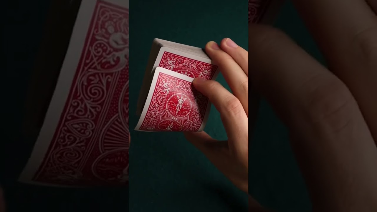 C&oacute;mo hacer saltar una carta #shorts