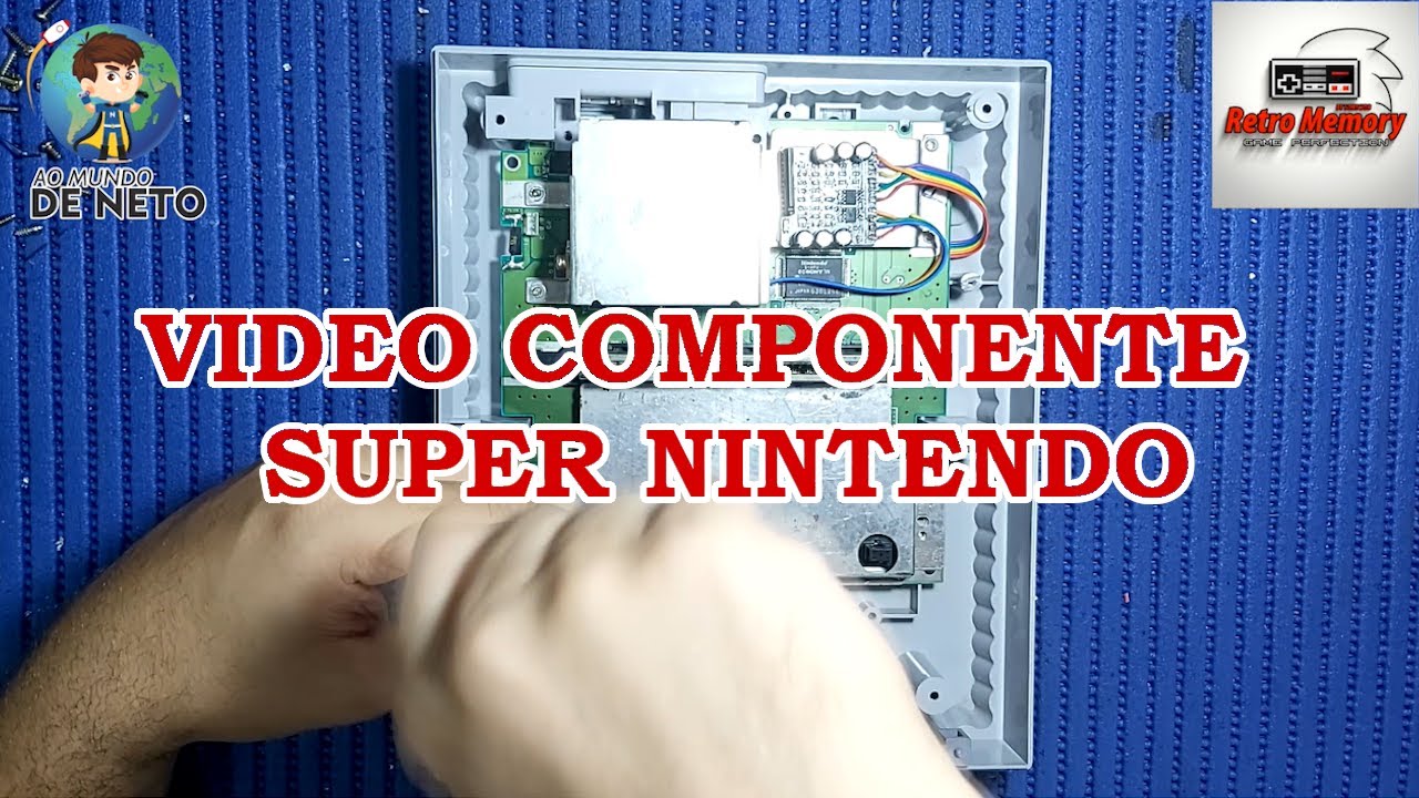 MOD COMPONENTE NO SUPER NINTENDO CUSTOM #retromemory