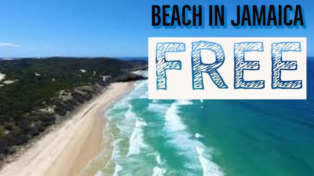 Free Beach in Jamaica || Peach Beach Discovery Bay || St. Ann || JAMAICA