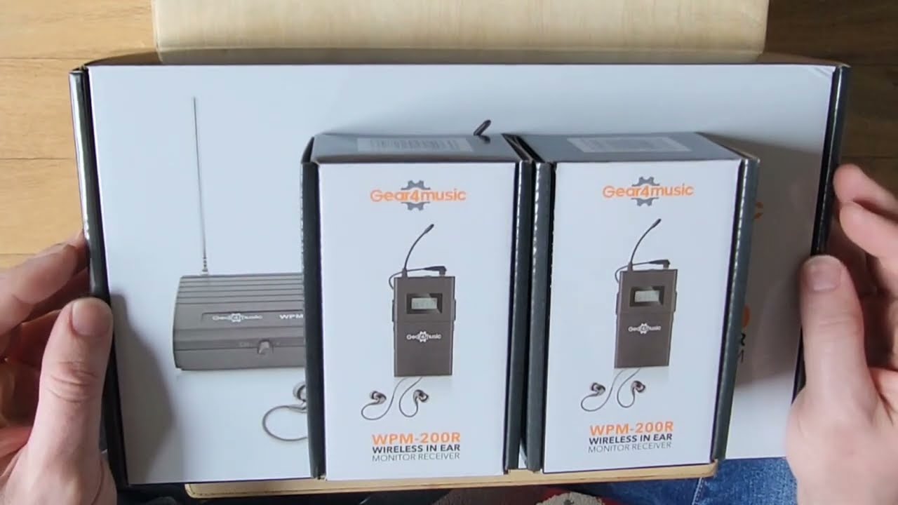 Gear4music WPM-200 In-Ear Monitors: Unboxing & Sound Demo