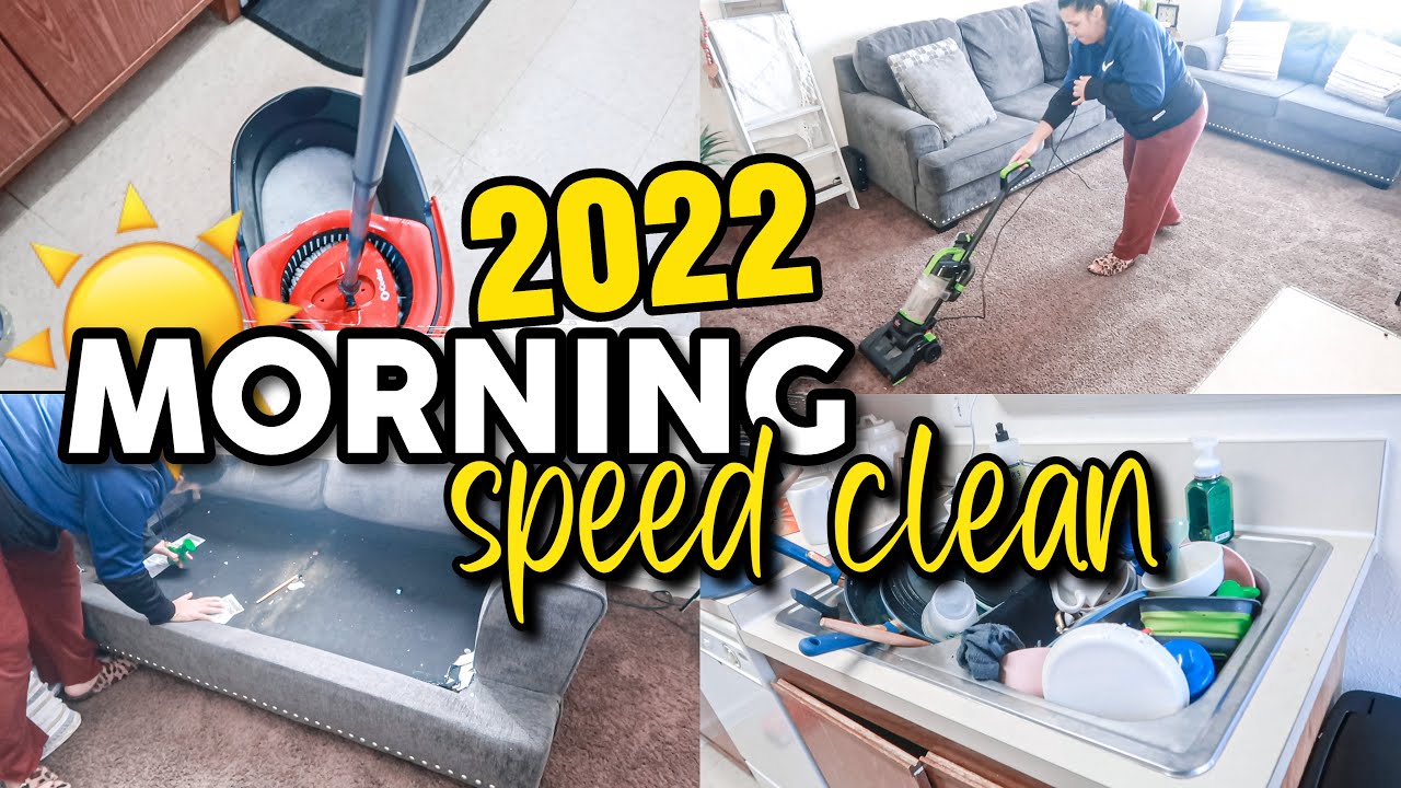 ☀️ MORNING SPEED CLEAN 2022 | Realistic Cleaning Motivation