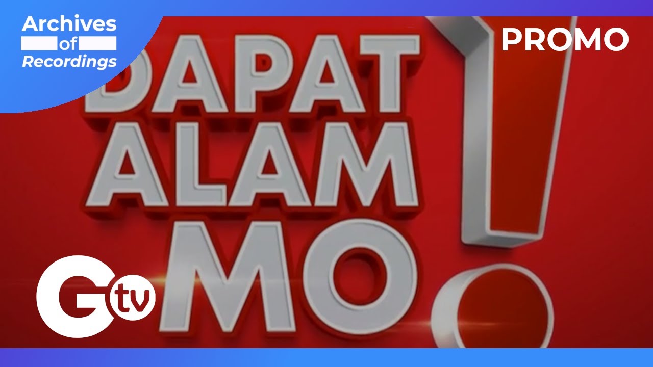 GTV - Dapat Alam Mo!: Going On Air This October! [23-SEPT 2021]