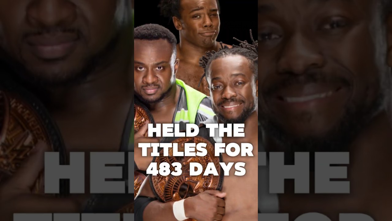 When The New Day held the Tag Titles FOR 483 DAYS #wwe #wrestling #shorts