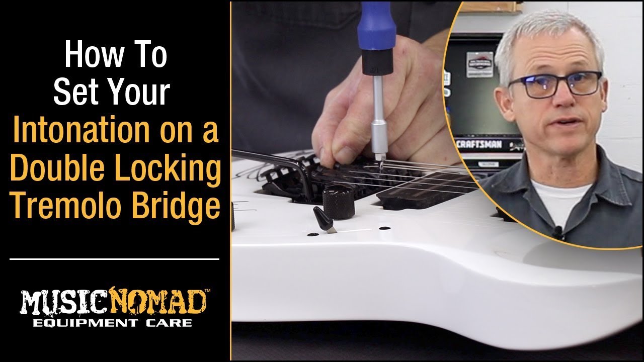 Как настроить интонацию гитары в стиле Double Locking Tremolo, например, Floyd Rose. Простое поша...