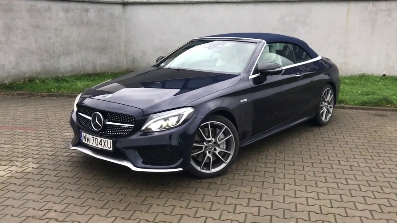 Mercedes-AMG C43 Cabrio 3.0 V6 Biturbo 367 HP - exhaust sound + exterior and interior presentation