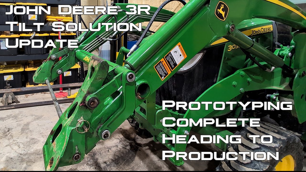 HydrosPlus Tilt+John для Deere 3R/3X20 — обновление для погрузчиков 320R, H165, 300CX
